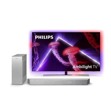 65" Philips 65OLED807 + Philips TAB8507/10