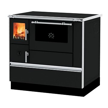Alfa Plam sporák Alfa 90H Dominant*ECO*A-D, 6,7 kW, antracit, pravý, o 120 mm