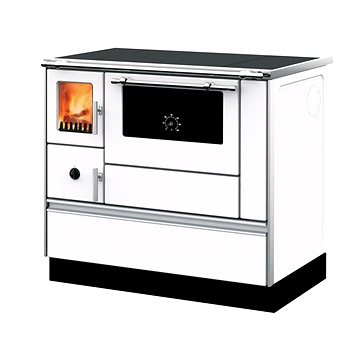 Alfa Plam sporák Alfa 90H Dominant*ECO*B-D, 6,7 kW, bílý, pravý, o 120 mm