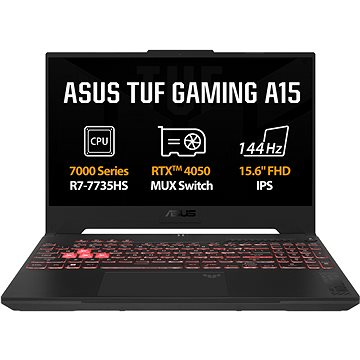 ASUS TUF Gaming A15 FA507NU-LP054 Jaeger Gray kovový