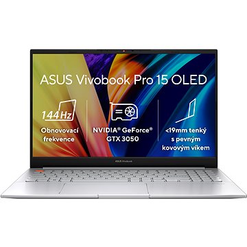 ASUS Vivobook Pro 15 K6502HC-LP044W Cool Silver kovový
