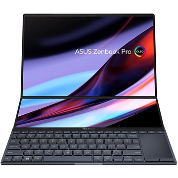 ASUS Zenbook Pro 14 Duo OLED UX8402VU-OLED026WS Tech Black celokovový + 3 měsíce Adobe Creative Clou