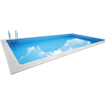 Bazén SET CF BLOCK DELUXE 8 x 4 x 1,5m - šedá fólie