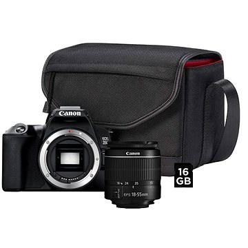 Canon EOS 250D černý +  EF-S 18-55 mm f/3,5-5,6 DC III Value Up Kit