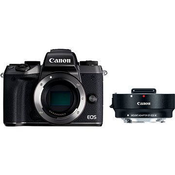Canon EOS M5 tělo černý + adaptér EF-EOS M