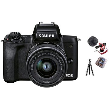 Canon EOS M50 Mark II černý - Vlogger Kit