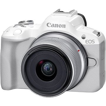 Canon EOS R50 bílá + RF-S 18-45mm f/4.5-6.3 IS STM