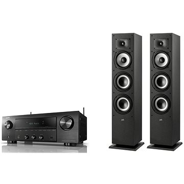 DENON DRA-800H Black + Polk Monitor XT60 (pár) černé