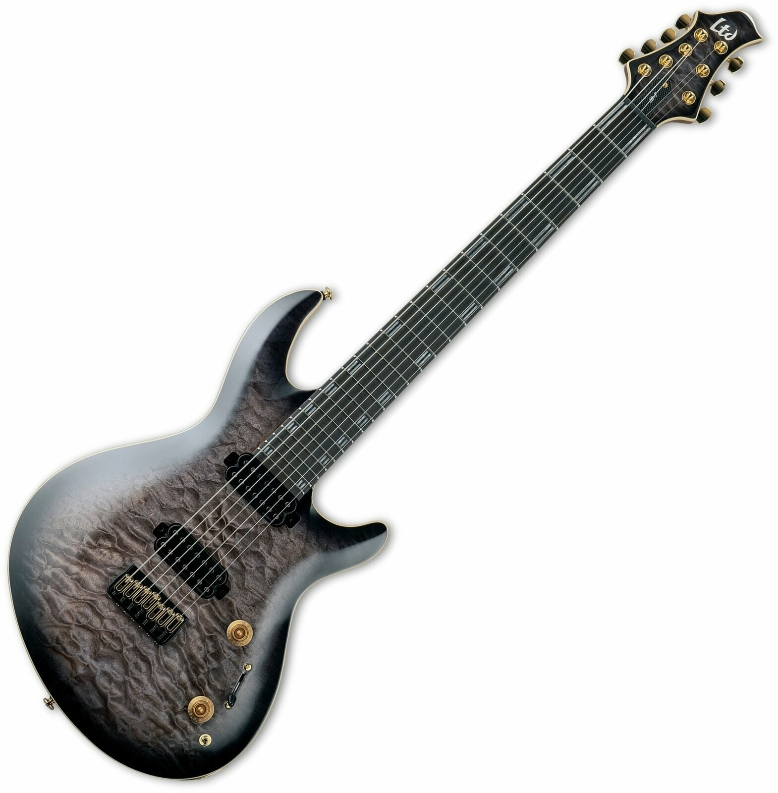 ESP LTD JR-7 QM FBSB Faded Blue Sunburst