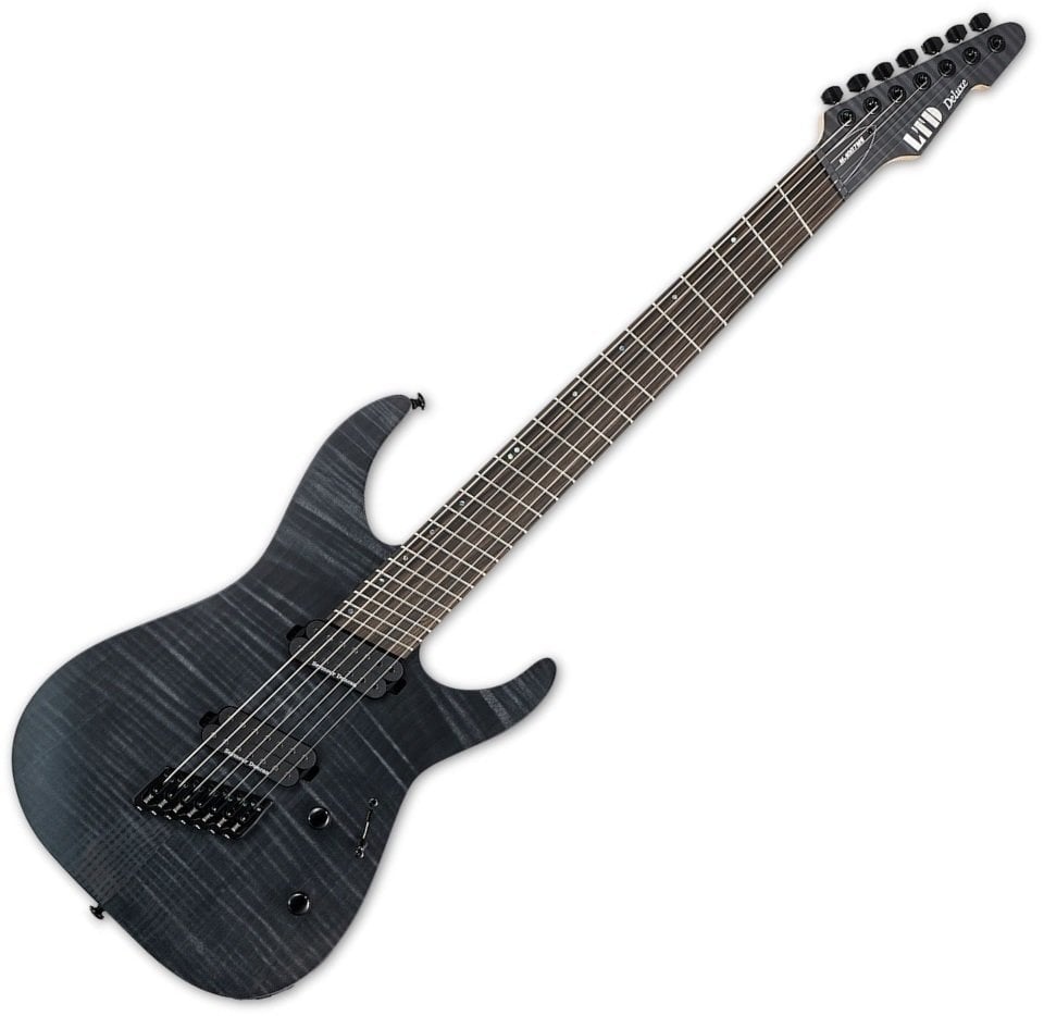 ESP LTD M-1007MS See Thru Black Satin