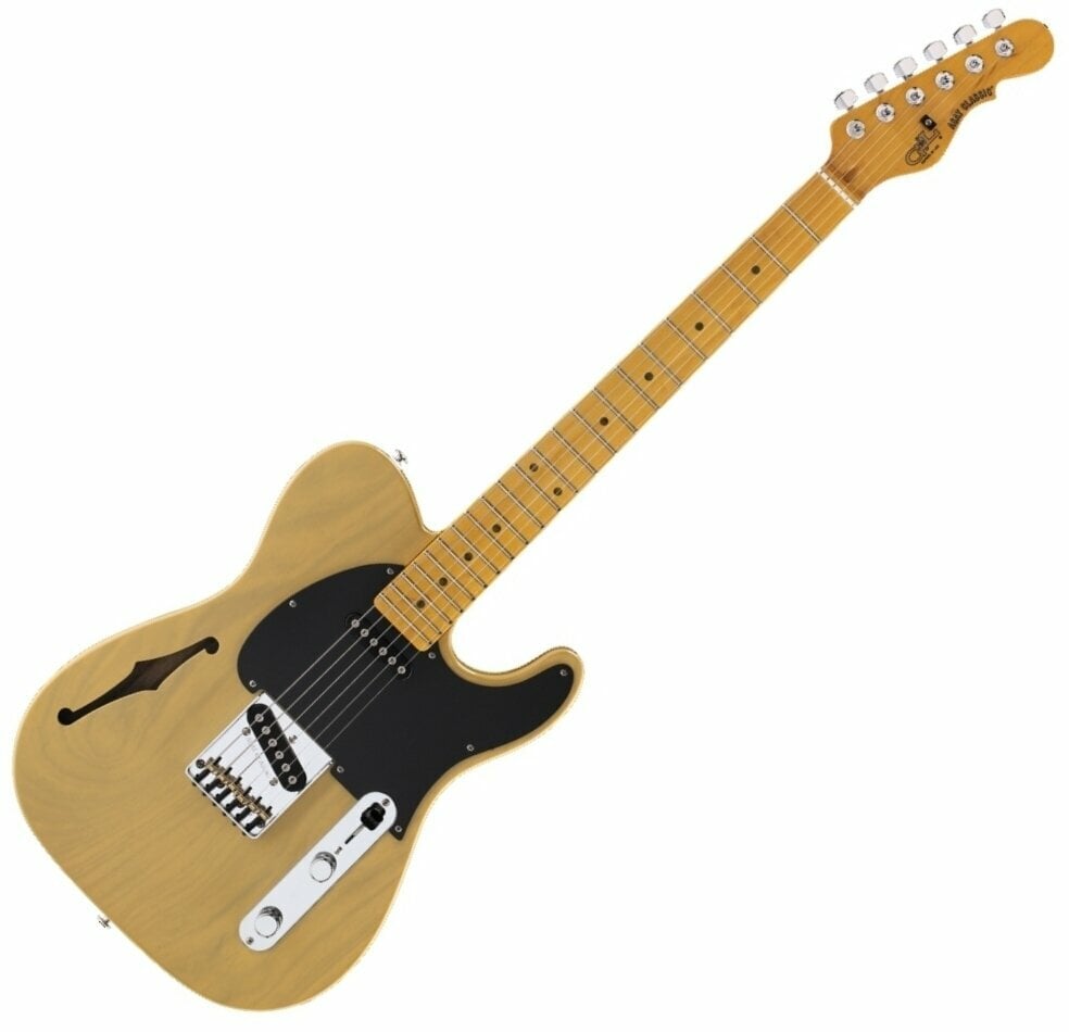G&L ASAT Classic Semi-Hollow Maple Fullerton Series Blonde
