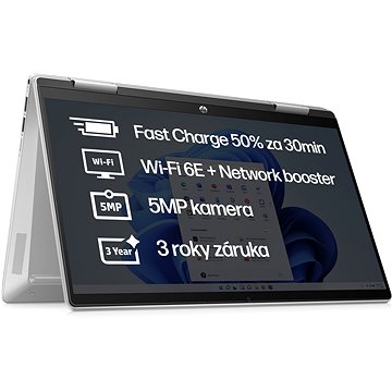 HP Pavilion x360 14-ek0004nc Natural Silver