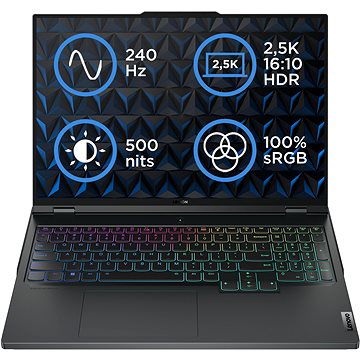 Lenovo Legion Pro 7 16IRX8 Onyx Grey kovový
