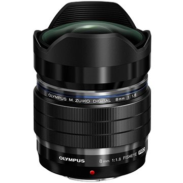 M.ZUIKO DIGITAL ED 8mm f/1.8 PRO černý rybí oko