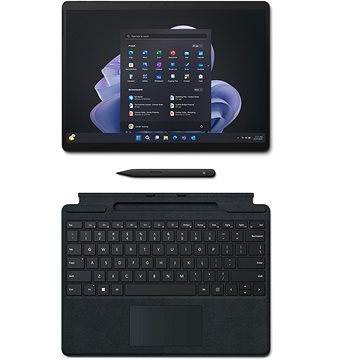Microsoft Surface Pro 9 2022 16GB 256GB Platinum for business + klávesnice + pero