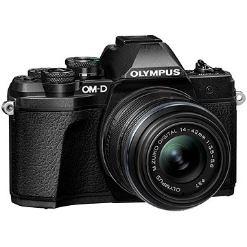 Olympus OM-D E-M10 Mark III S + 14–42 mm f/3.5–5.6 II R černý