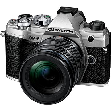 OM SYSTEM OM-5 + ED 12-45mm f/4 PRO stříbrný