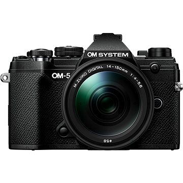 OM SYSTEM OM-5 + ED 14-150 mm f/4,0-5,6 II EZ černý