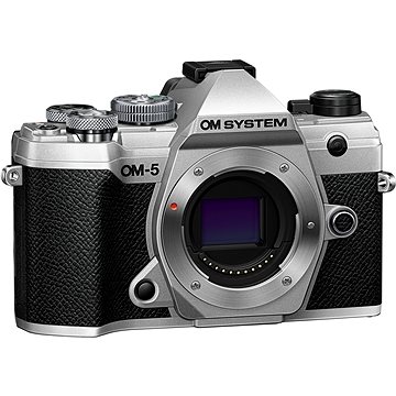 OM SYSTEM OM-5 tělo stříbrné