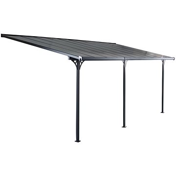 ROJAPLAST Pergola zahradní BRUCE J - šedý polykarbonát