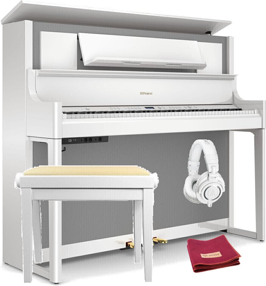 Roland LX708 PW SET Polished White Digitální piano