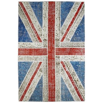 Ručně tkaný kusový koberec Spirit 551 Union Jack 200 × 290 cm