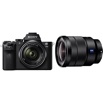 Sony Alpha A7 II + FE 28–70mm + FE 16-35mm f/4.0 černý
