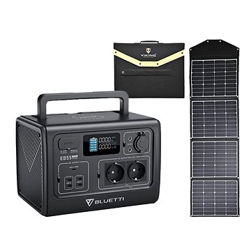 Viking Set bateriový generátor Bluetti EB55 a solární panel Viking L180