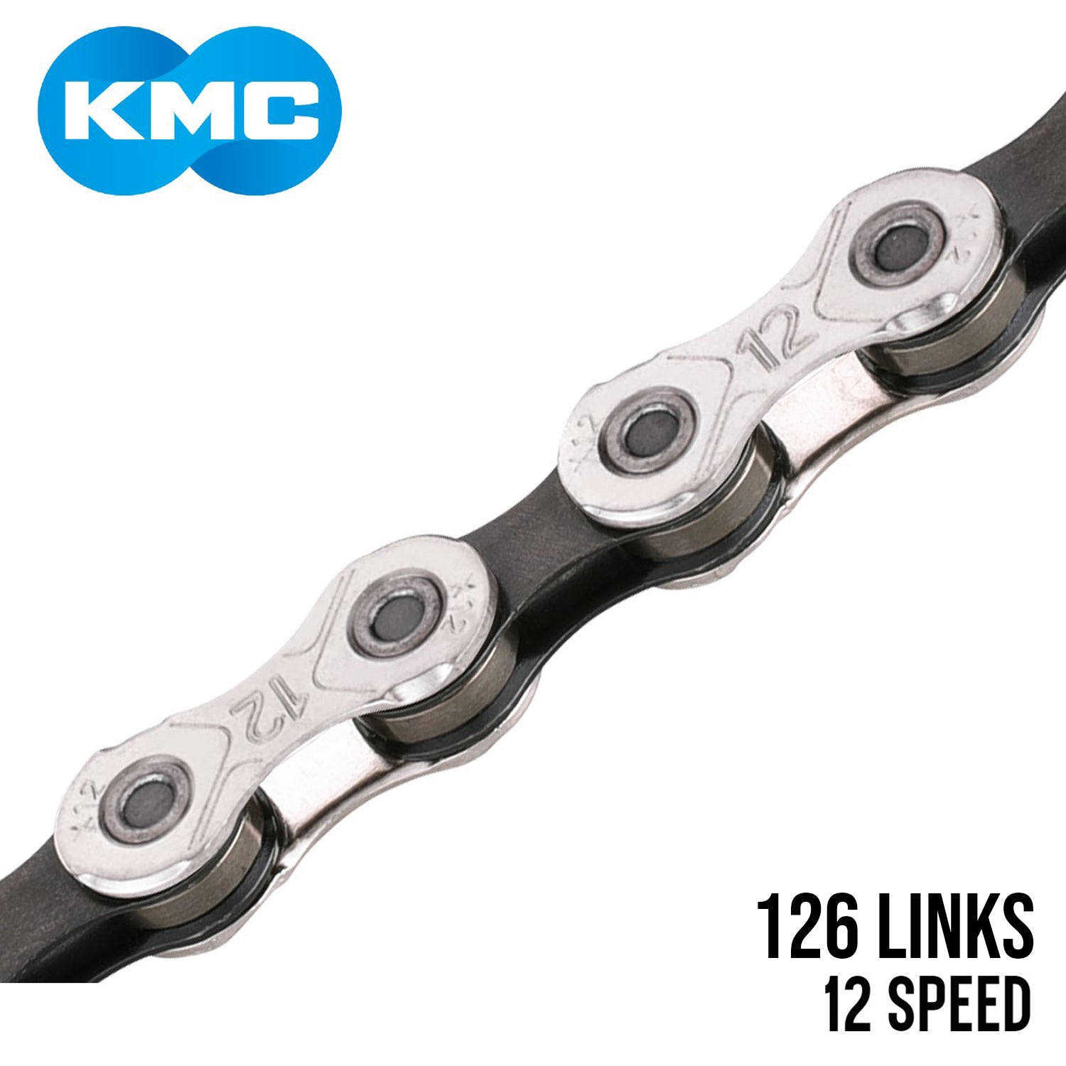 KMC X12 Silver/Black, 126 článků