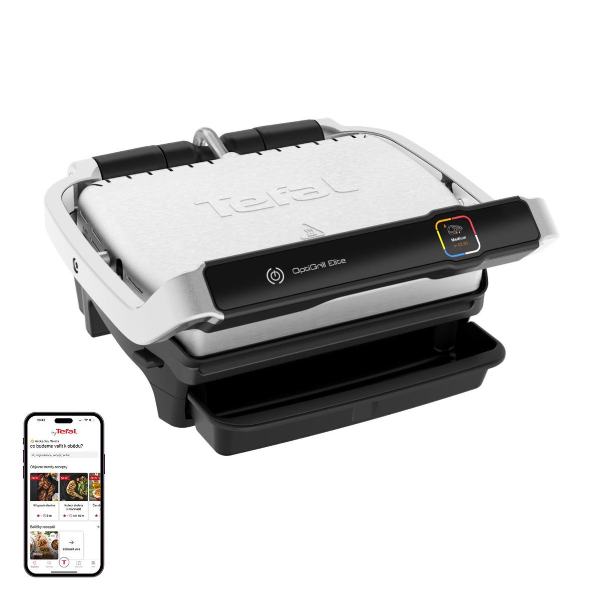 Tefal OptiGrill Elite GC750D30