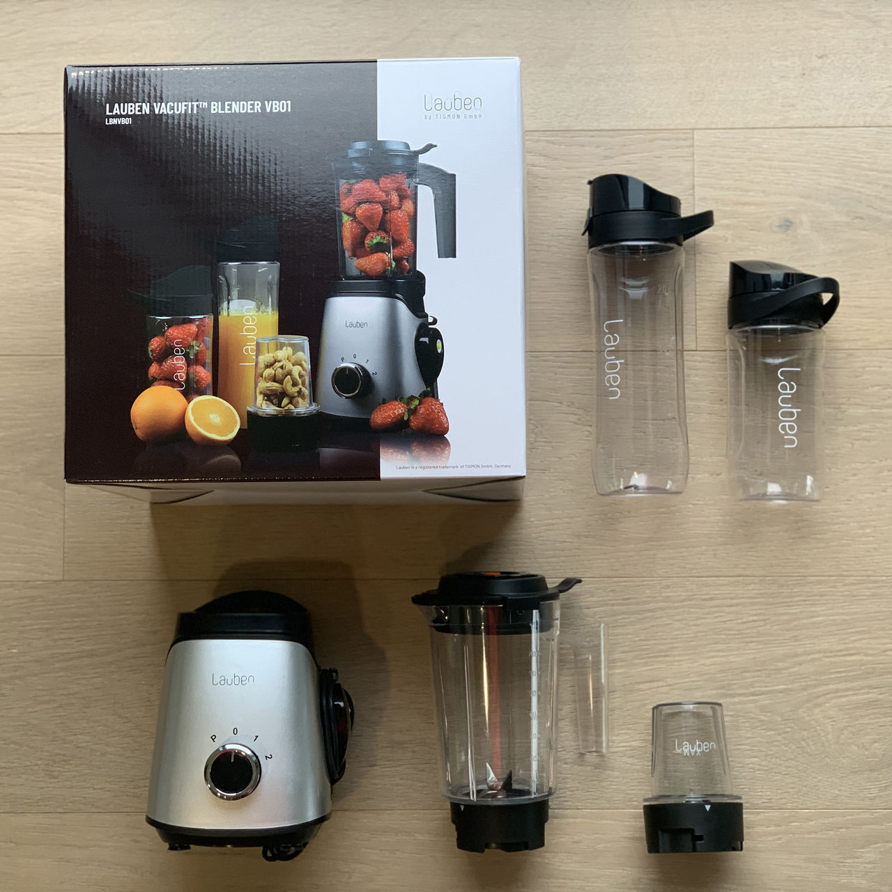 Lauben VacuFit Blender - obsah baleni